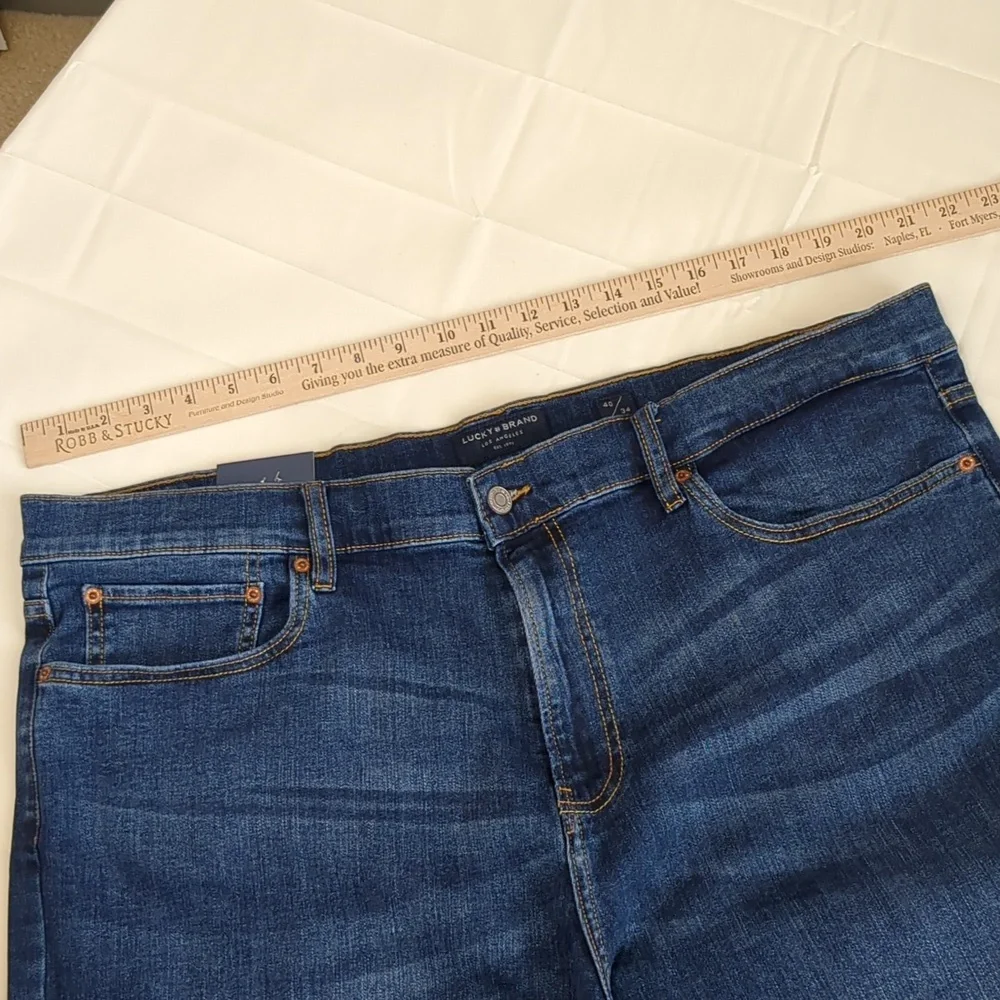 NWT Lucky Brand 410 Athletic Straight Stretch Jean Sz 40 x 34